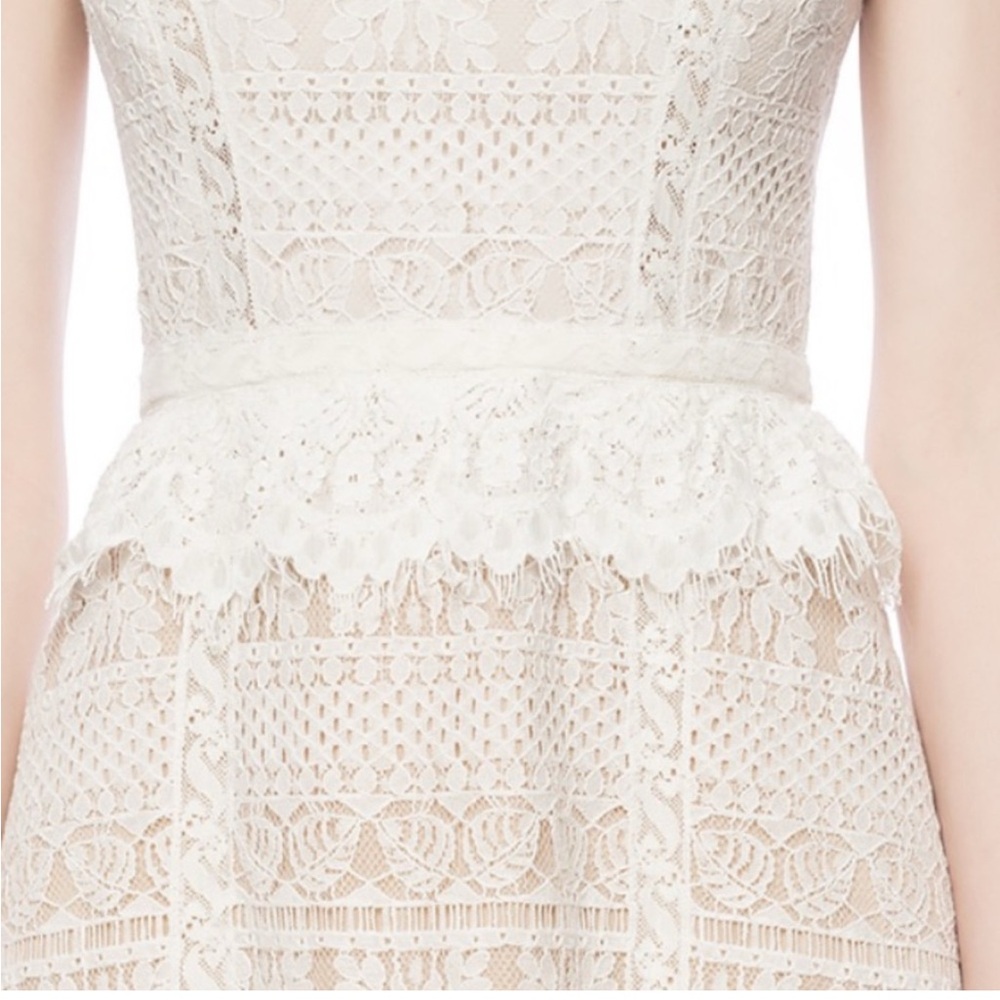 NWT ALLSAINTS Malia Lace Dress Embroidered Ivory All Saints Small Size 4 - Picture 15 of 16